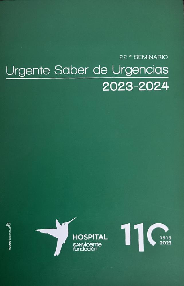 22 SEMINARIO URGENTE SABER DE URGENCIAS 2023 - 2024