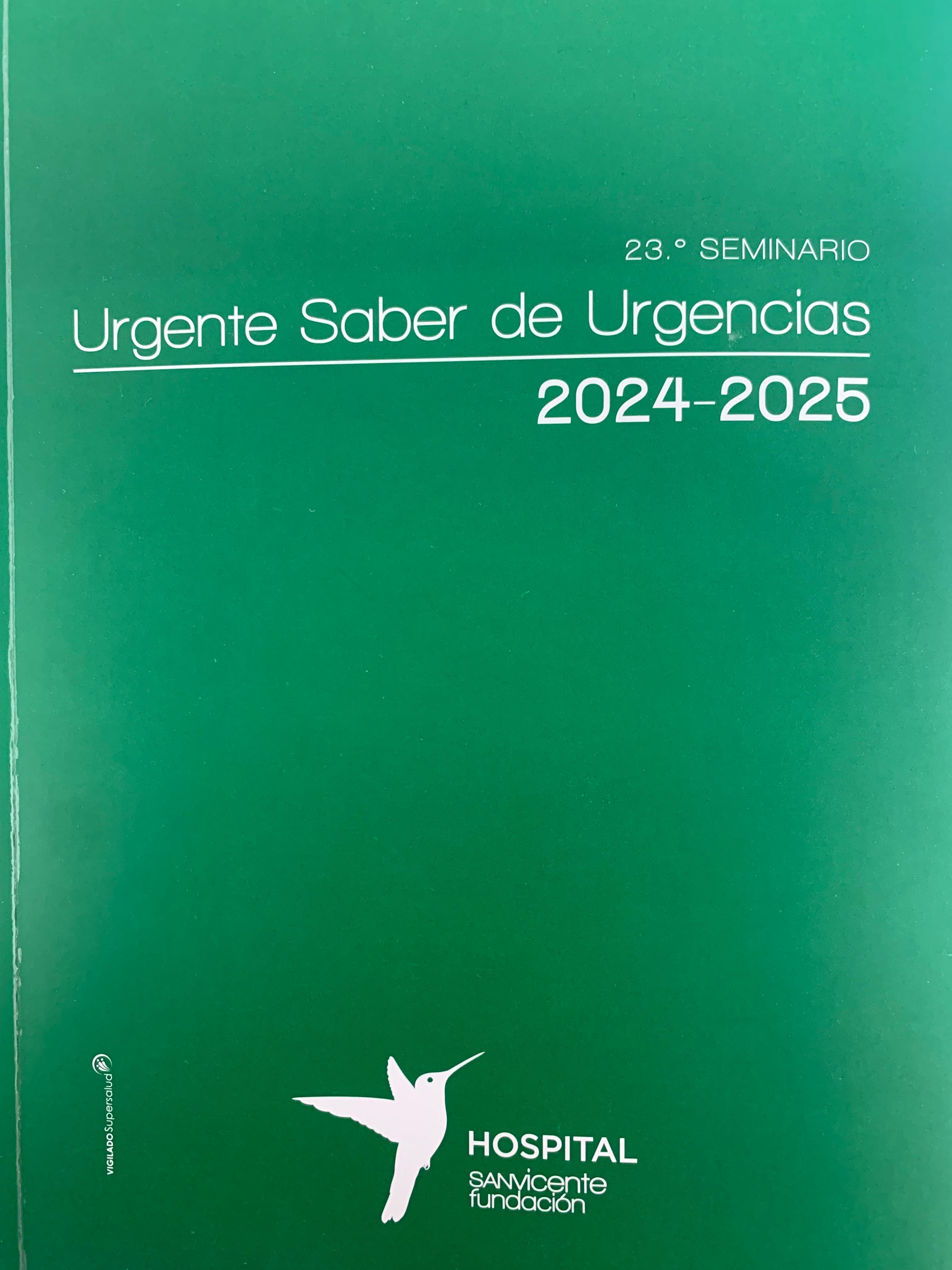 23 SEMINARIO URGENTE SABER DE URGENCIAS 2024 - 2025