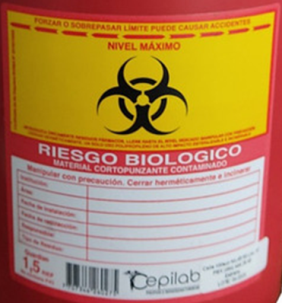 caneca riesgo biologico